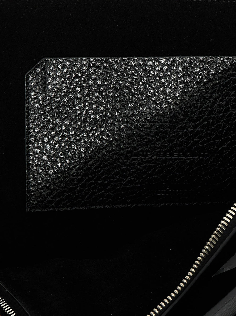 The Attico Black Calfskin Shoulder Bag