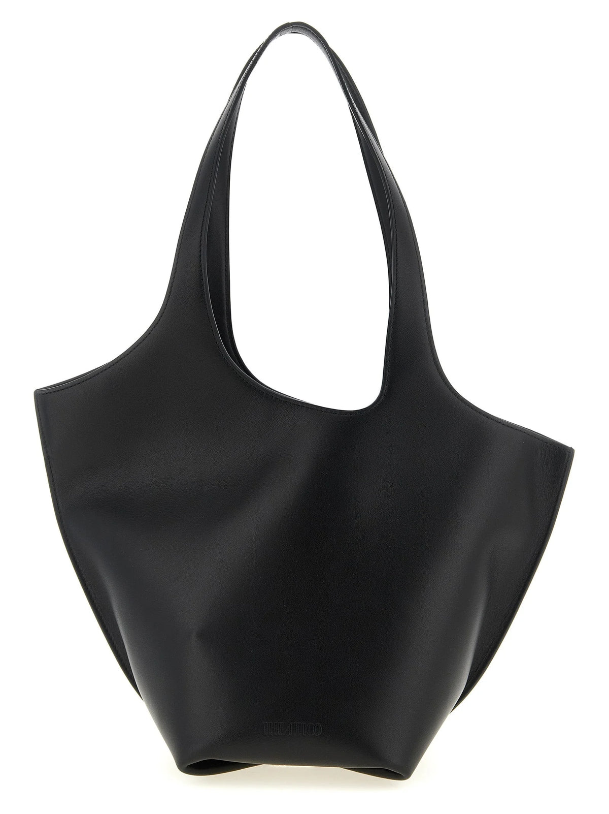 The Attico Black Calfskin Shoulder Bag