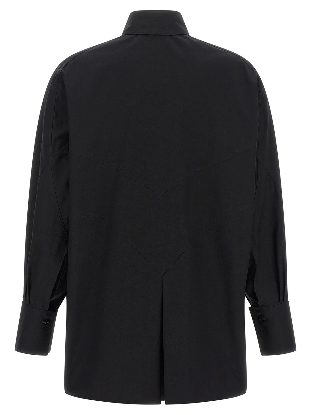 The Attico Black Cotton Blouse