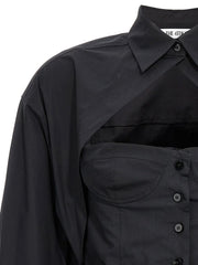 The Attico Black Cotton Blouse - IT40