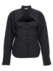 The Attico Black Cotton Blouse - IT40