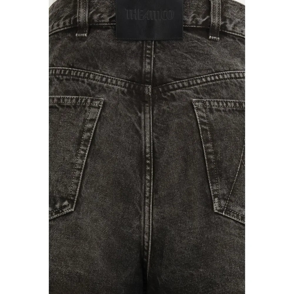 The Attico Black Cotton Jeans Denim