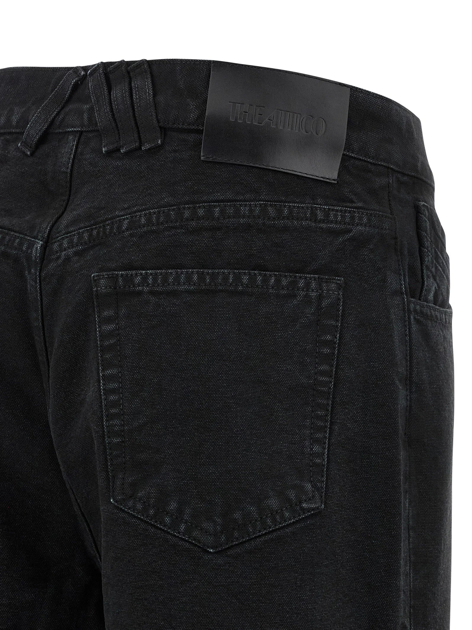 The Attico Black Cotton Jeans Denim - 26