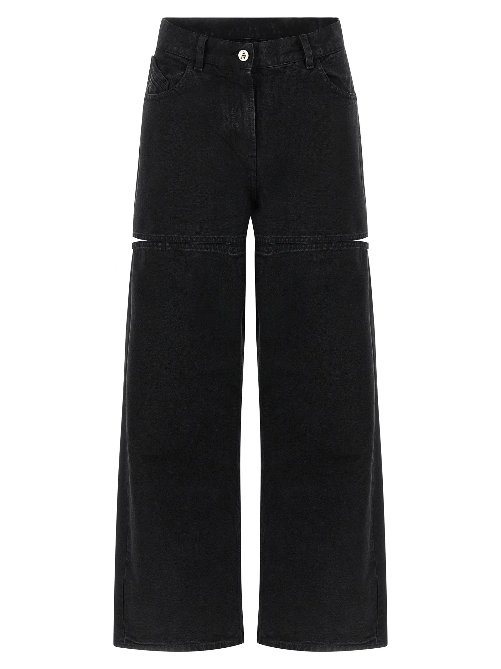 The Attico Black Cotton Jeans Denim - 26