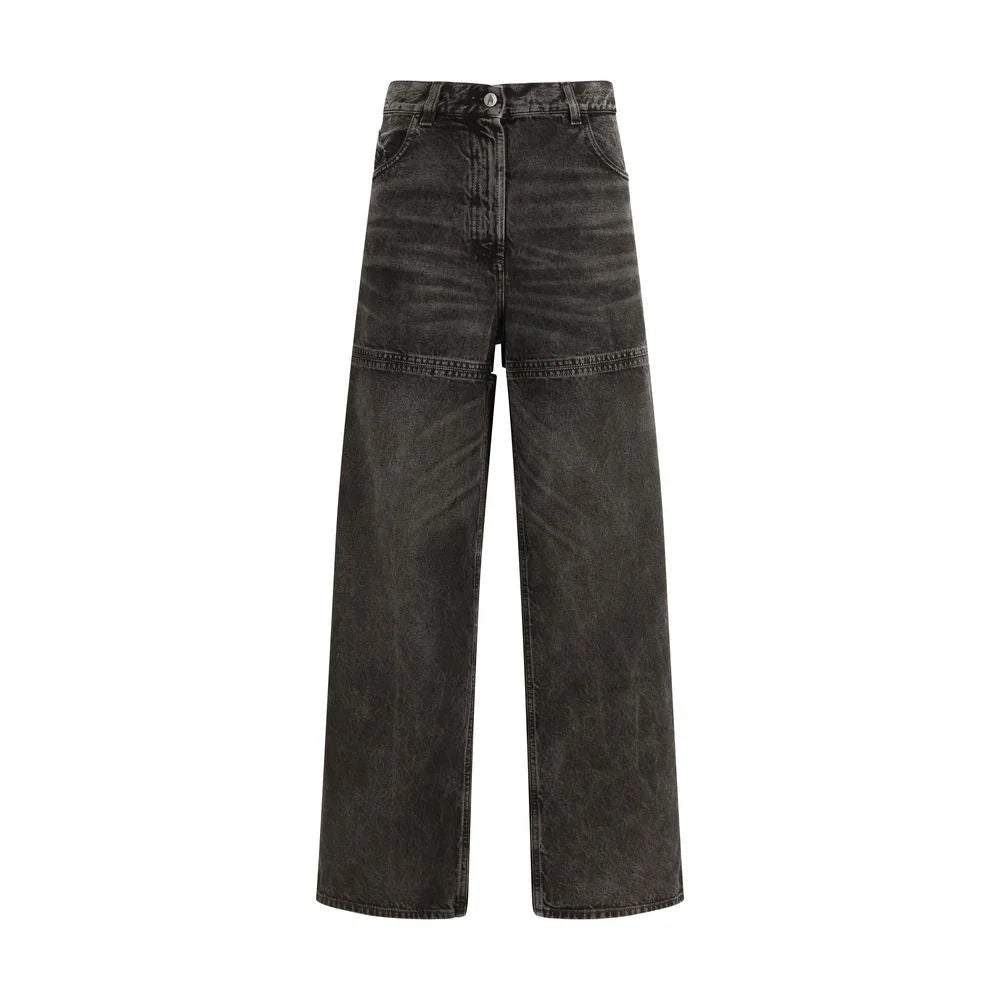 The Attico Black Cotton Jeans Denim