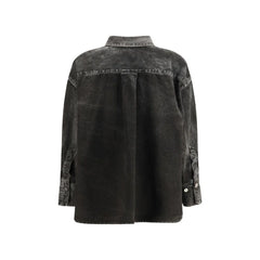 The Attico Black Denim Shirt
