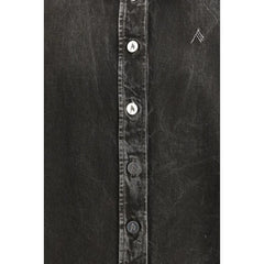 The Attico Black Denim Shirt