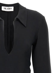 The Attico Black Marabou Short Dress - IT38
