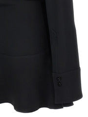 The Attico Black Marabou Short Dress - IT38