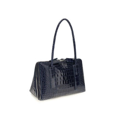 The Attico Blue Calf Leather Bos Taurus Shoulder Bag