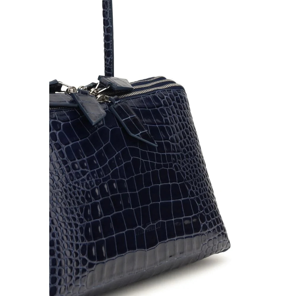 The Attico Blue Calf Leather Bos Taurus Shoulder Bag