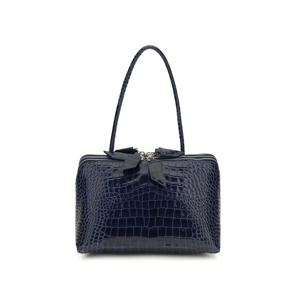 The Attico Blue Calf Leather Bos Taurus Shoulder Bag