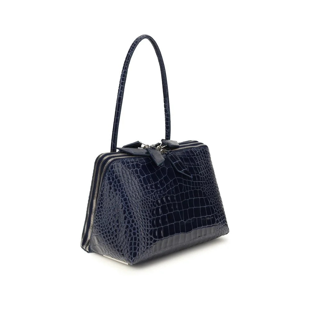 The Attico Blue Calf Leather Bos Taurus Shoulder Bag
