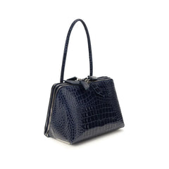 The Attico Blue Calf Leather Bos Taurus Shoulder Bag