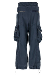 The Attico Blue Cotton Cargo Pants