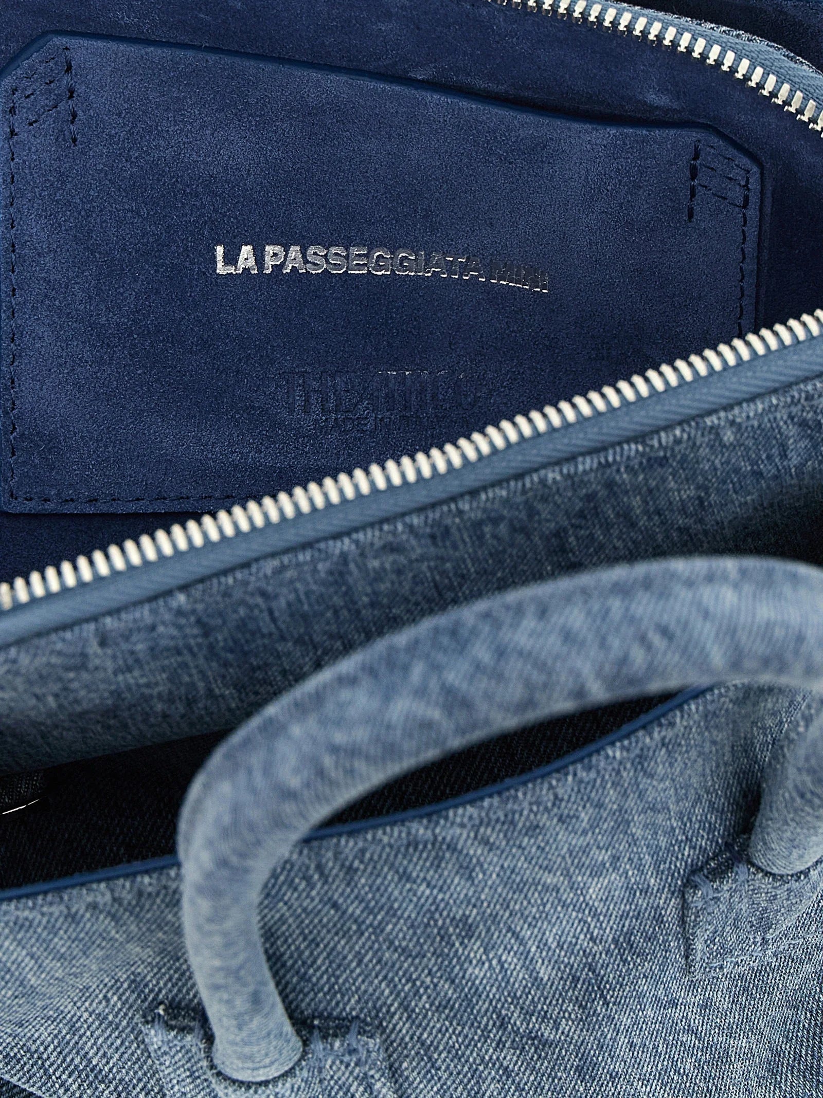 The Attico Blue Cotton Handbag