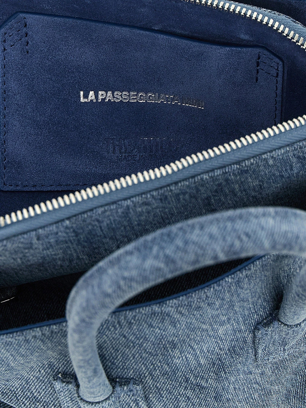 The Attico Blue Cotton Handbag