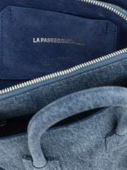 The Attico Blue Cotton Handbag