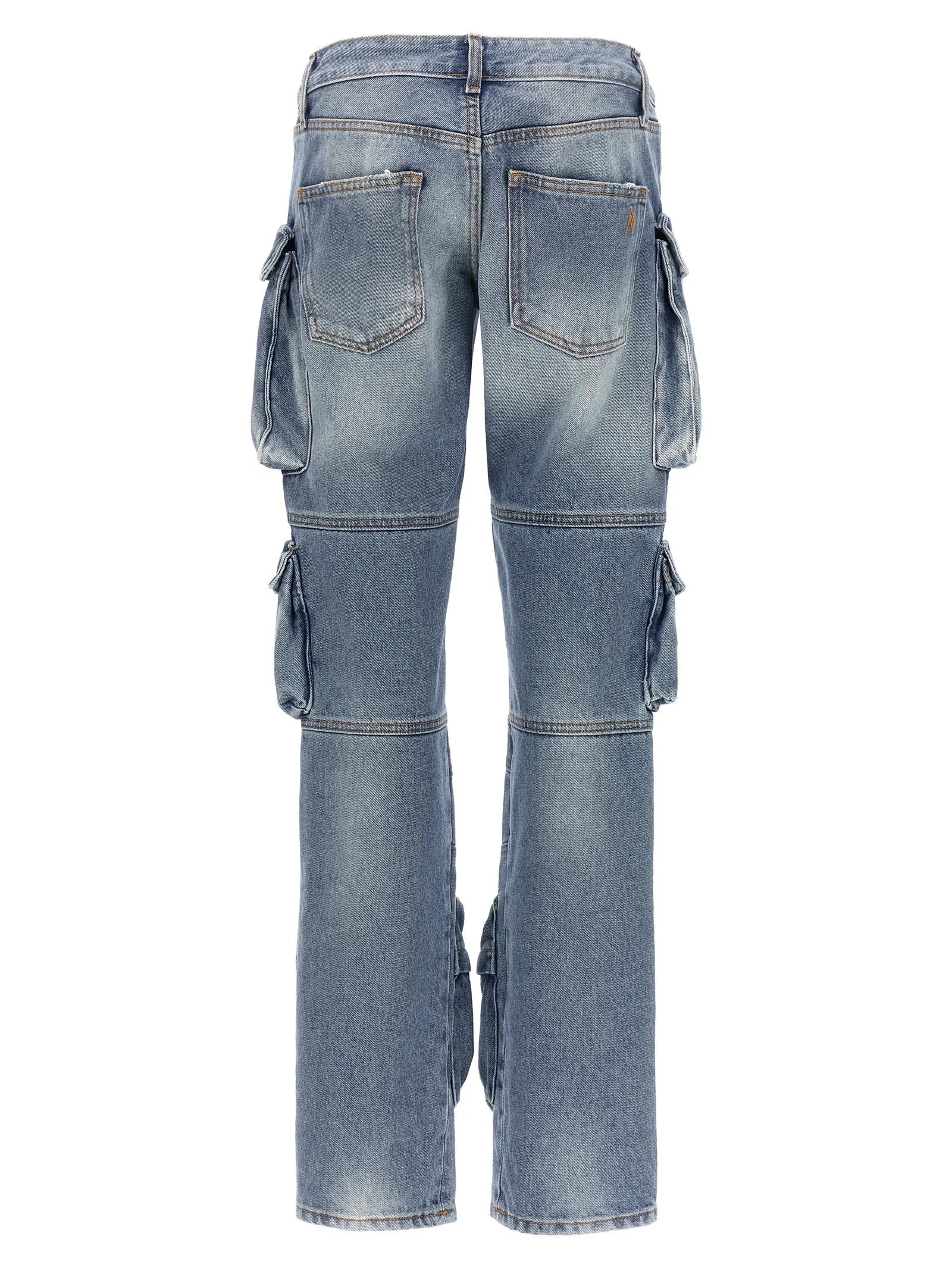 The Attico Blue Cotton Jeans Denim