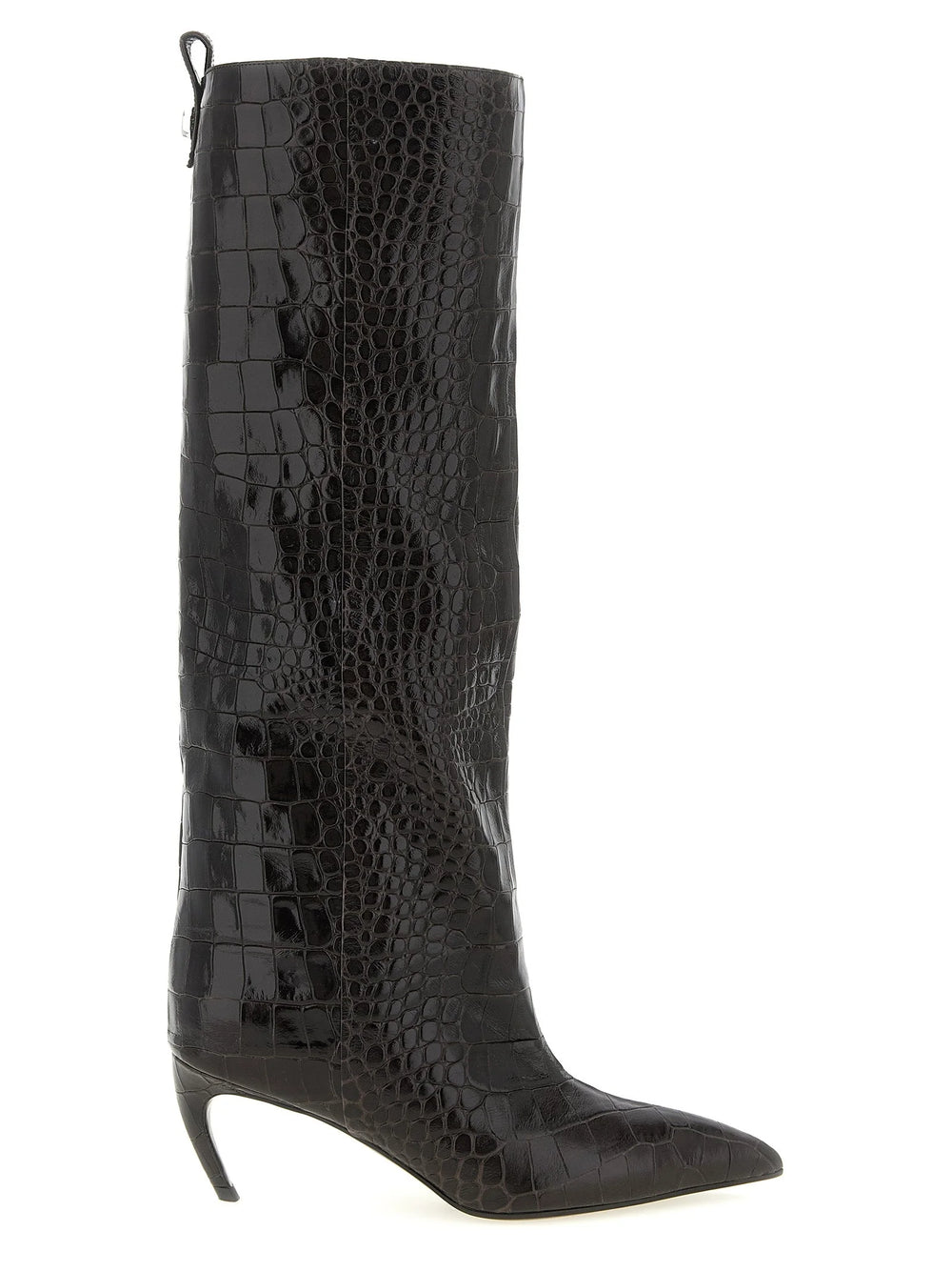 Cuissardes en cuir bovin marron The Attico