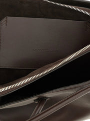 The Attico Brown Calfskin Shoulder Bag