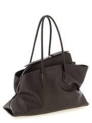 The Attico Brown Calfskin Shoulder Bag