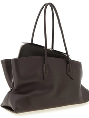 The Attico Brown Calfskin Shoulder Bag