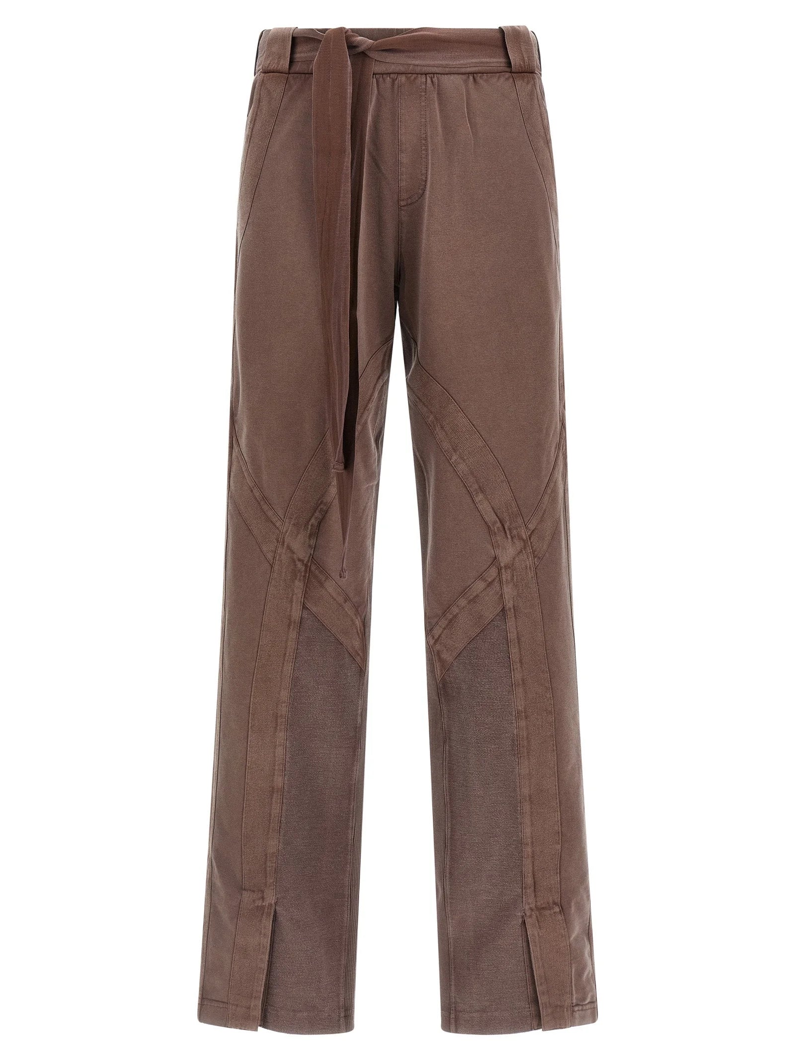 The Attico Brown Cotton Casual Pants