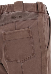 The Attico Brown Cotton Casual Pants