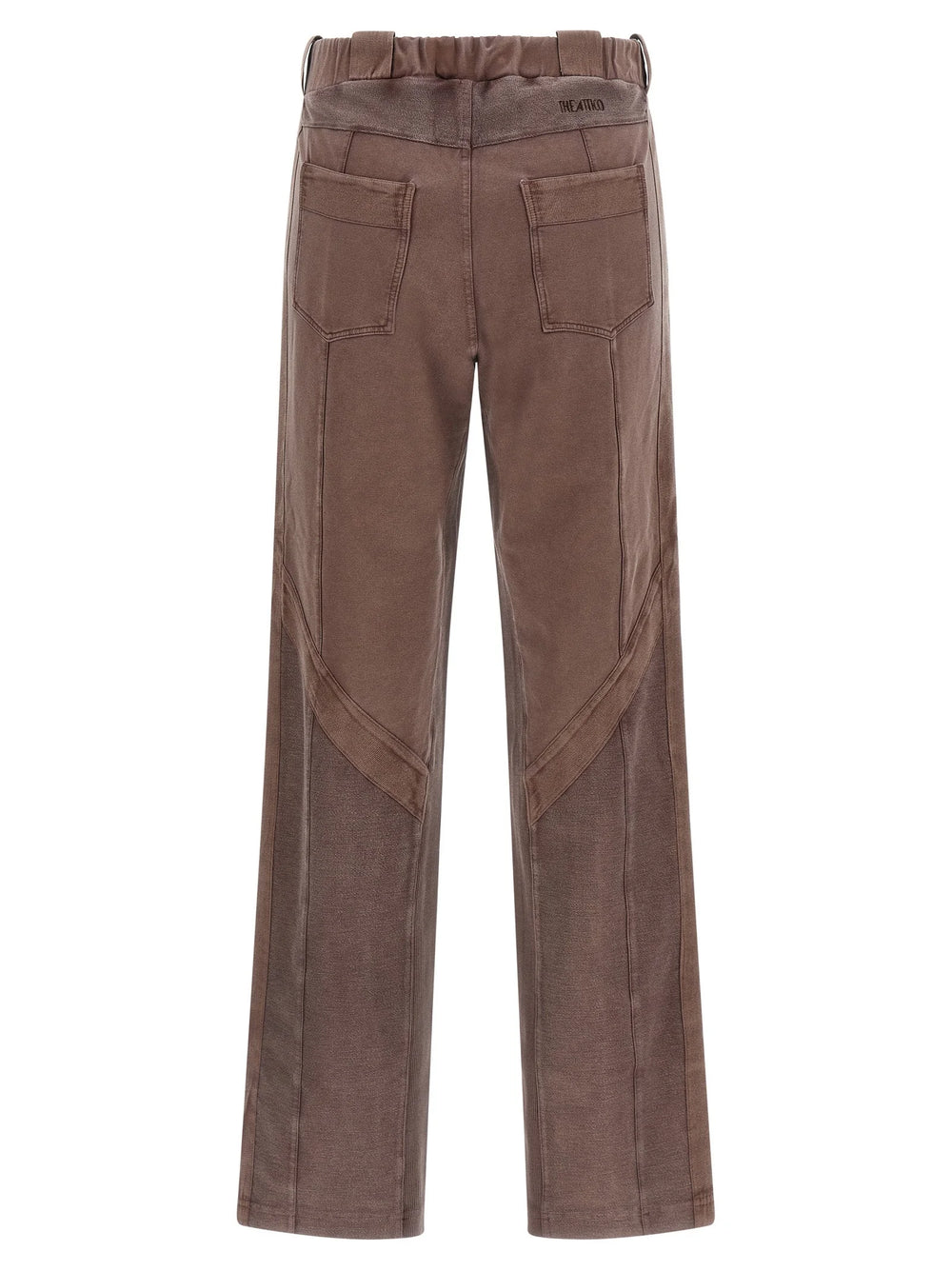 The Attico Brown Cotton Casual Pants