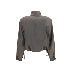 The Attico Brown Wool Oves Aries Bomber