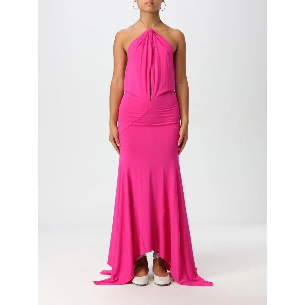 The Attico Fuchsia Jersey Dress - 38 - Dresses