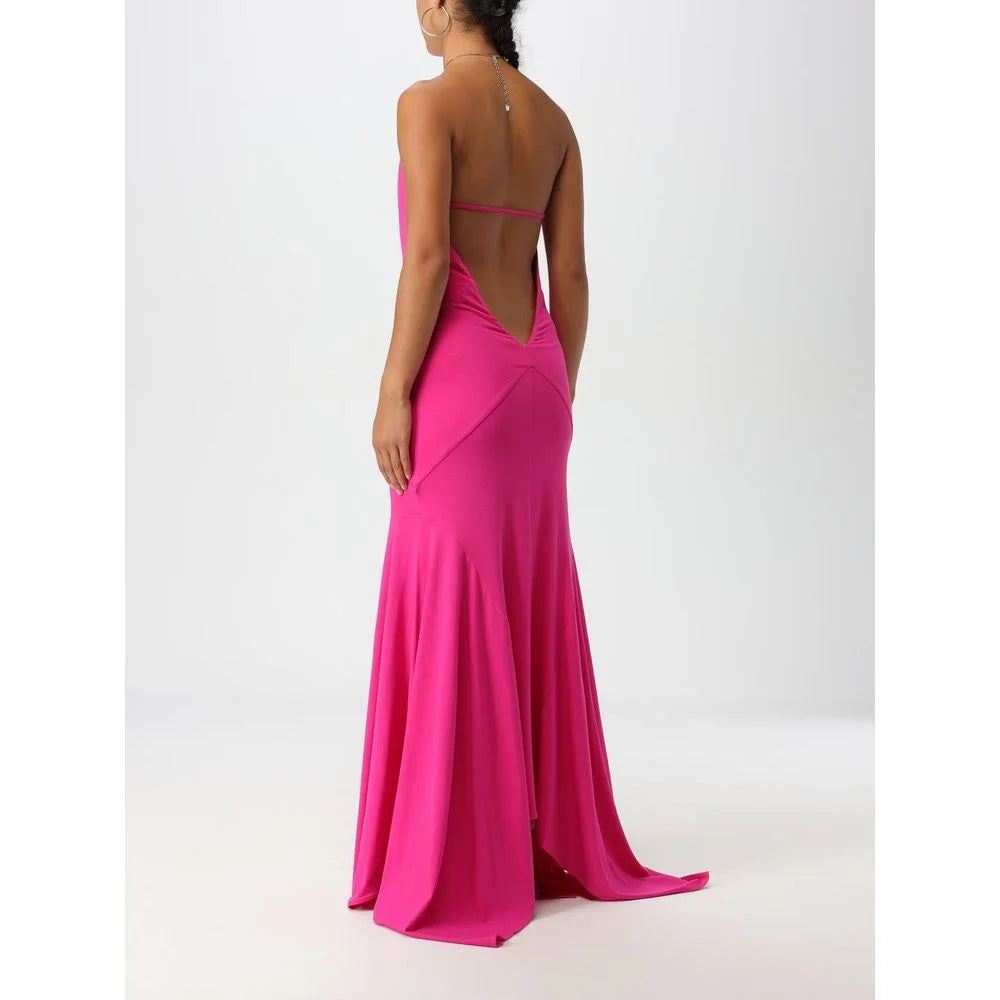 The Attico Fuchsia Jersey Dress - IT38