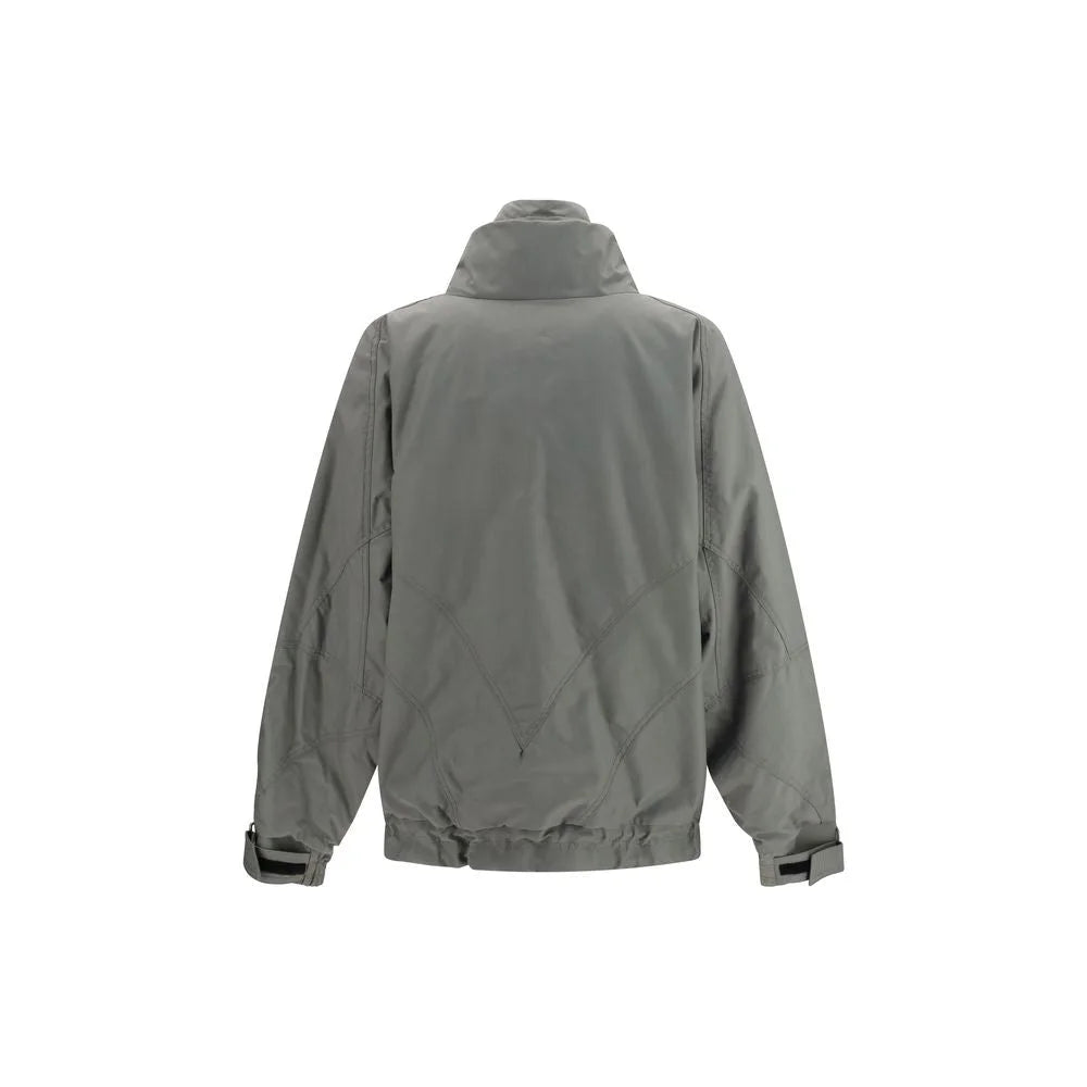 The Attico Gray Cotton Bomber