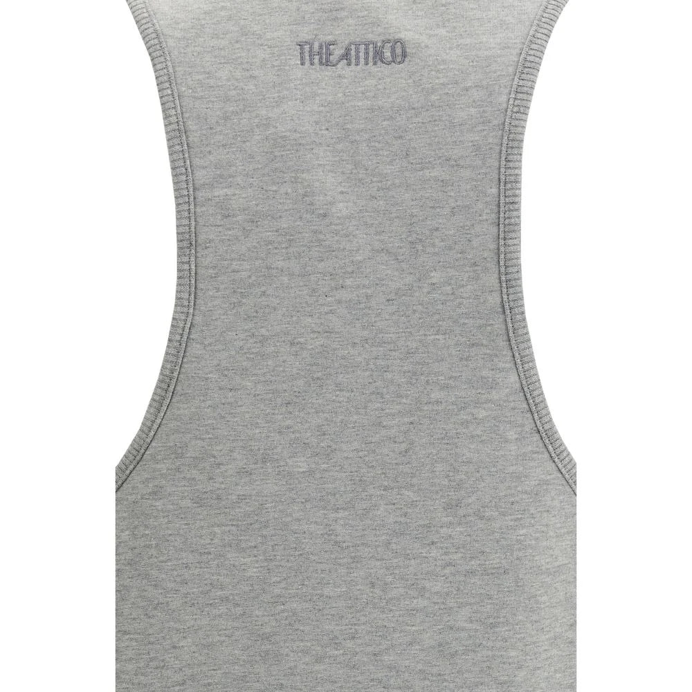 The Attico Gray Cotton Casual Dress - IT38 | S
