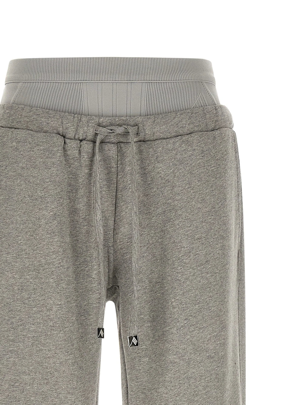 The Attico Gray Cotton Joggers (Workout Pants)