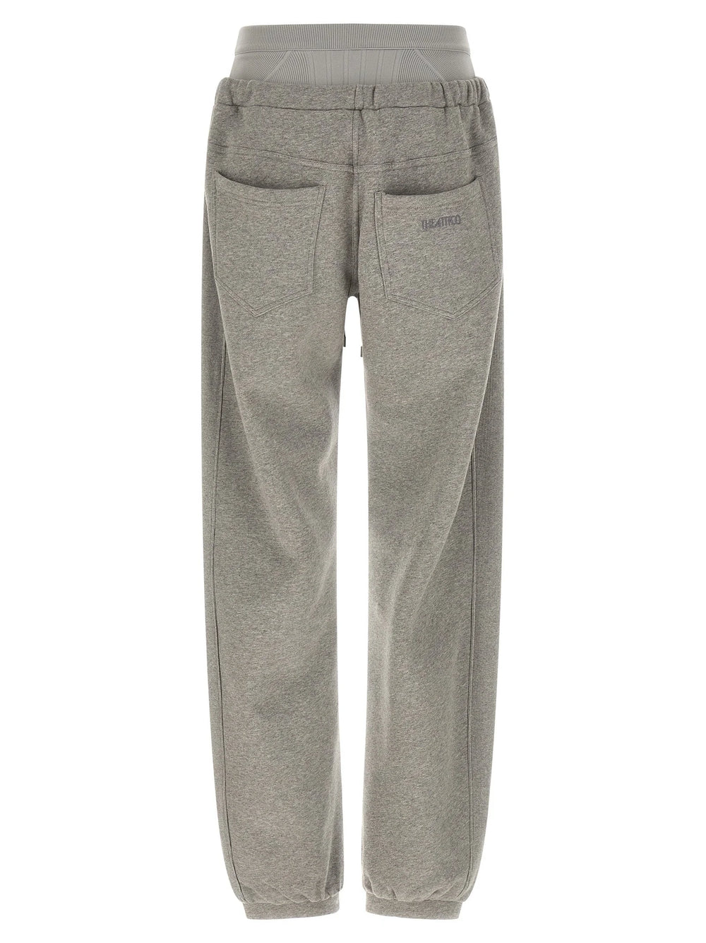 The Attico Gray Cotton Joggers (Workout Pants)