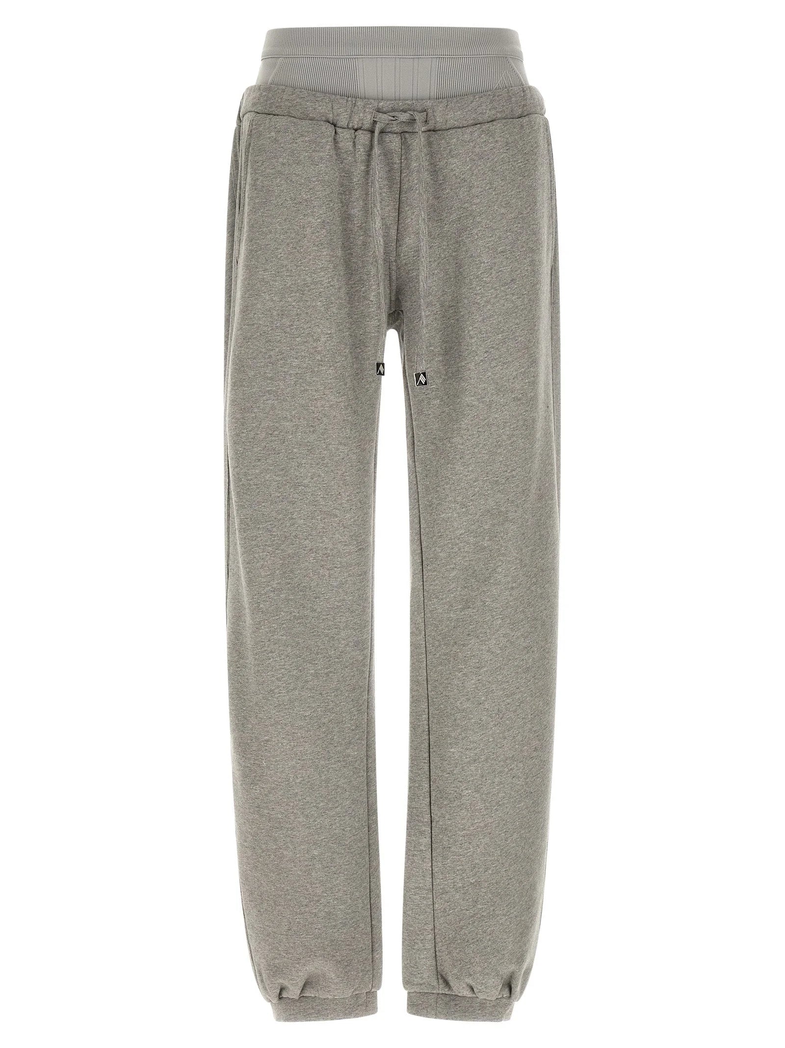 The Attico Gray Cotton Joggers (Workout Pants)