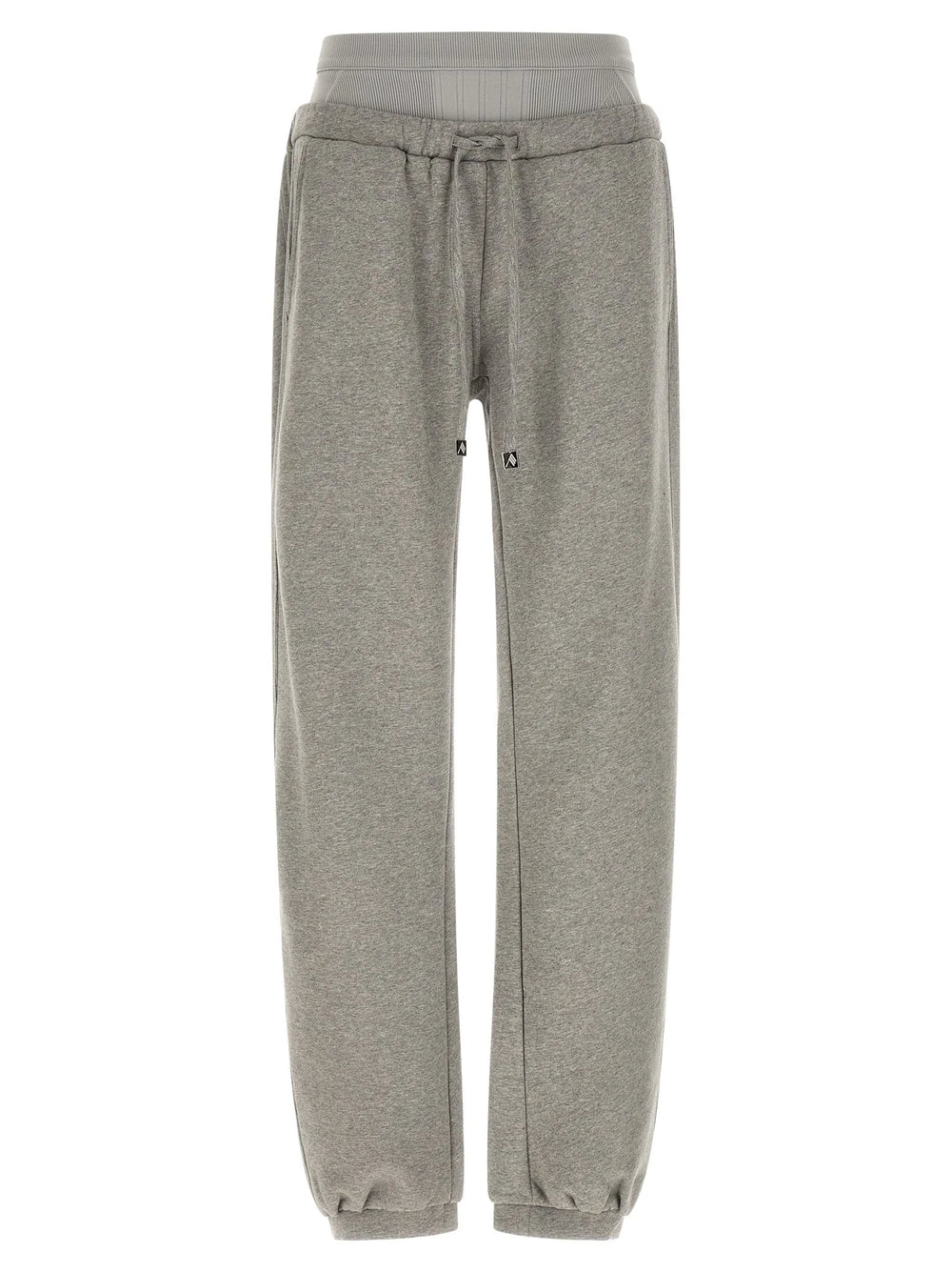 The Attico Gray Cotton Joggers (Workout Pants)