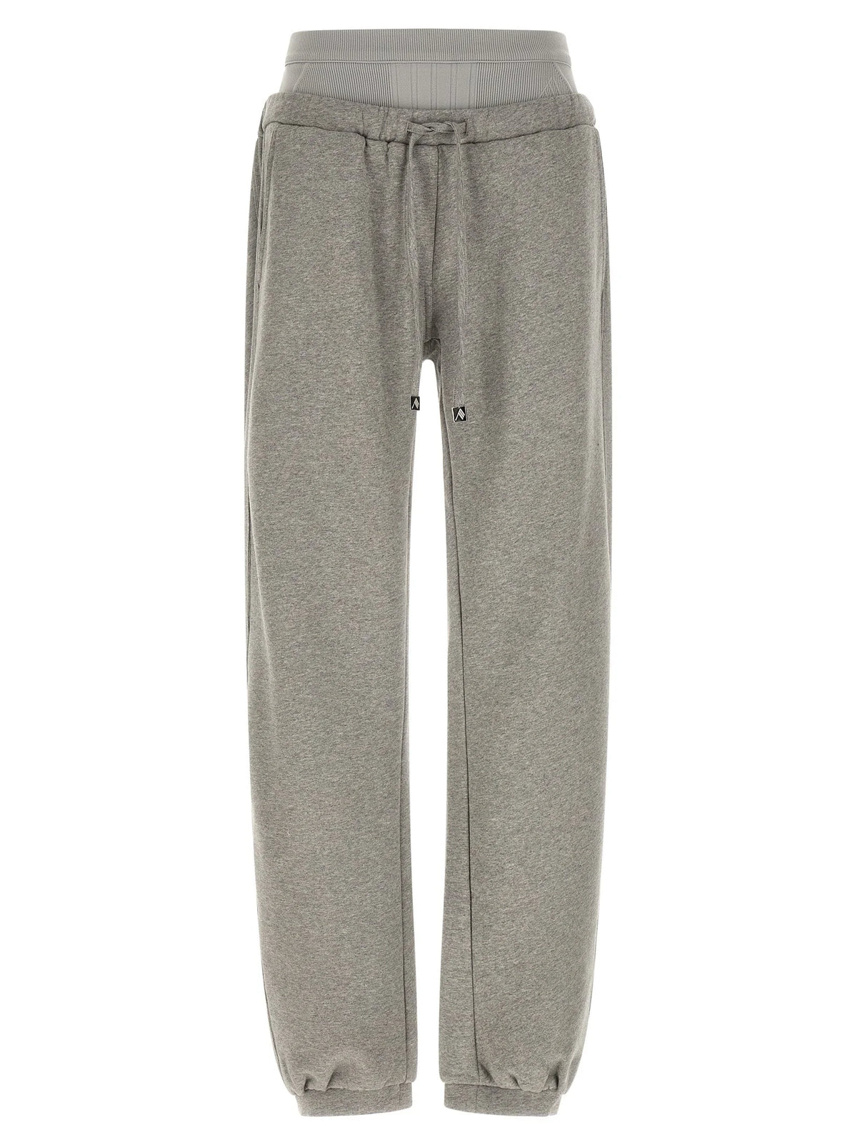 The Attico Gray Cotton Joggers (Workout Pants)
