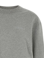 The Attico Gray Cotton Short Dress
