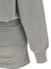 The Attico Gray Cotton Short Dress