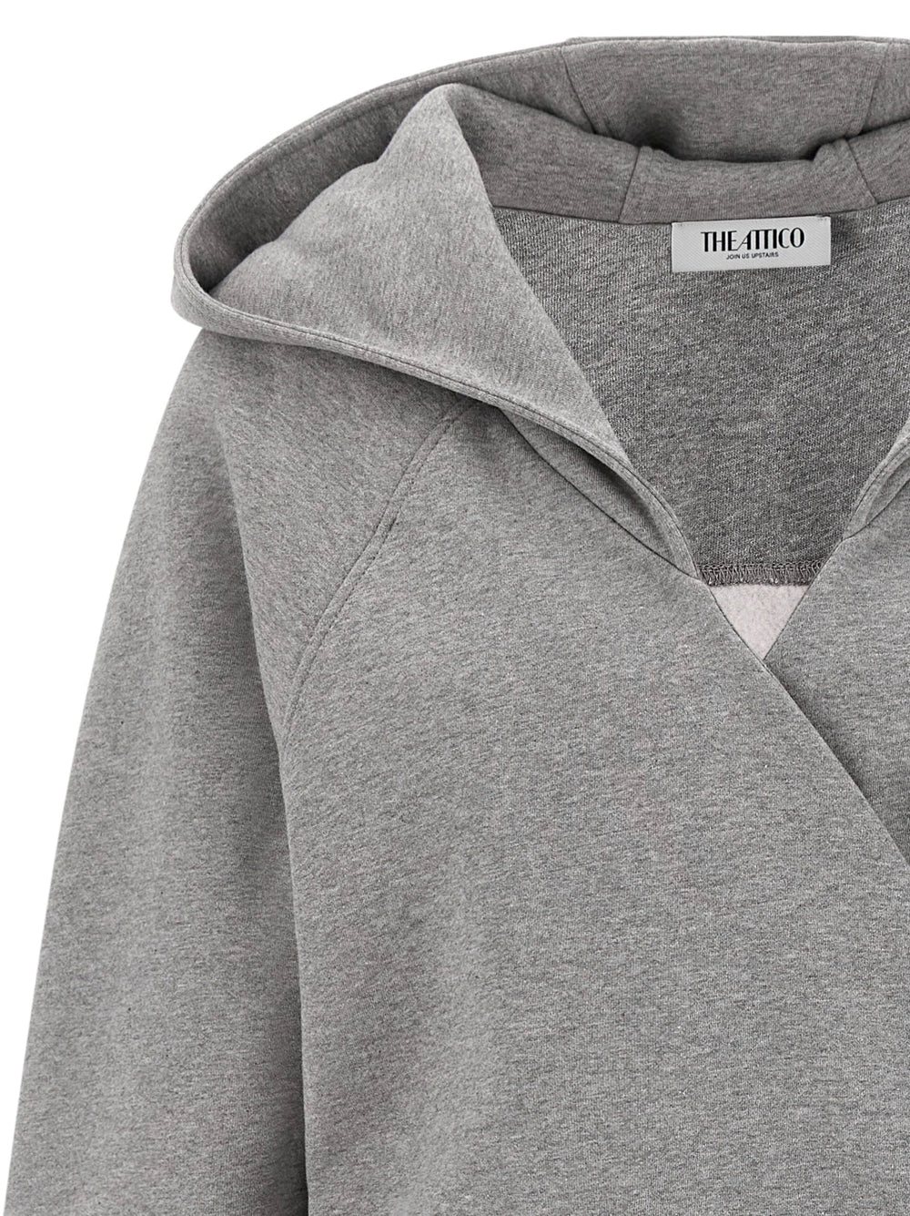 The Attico Gray Cotton Short Dress - IT40