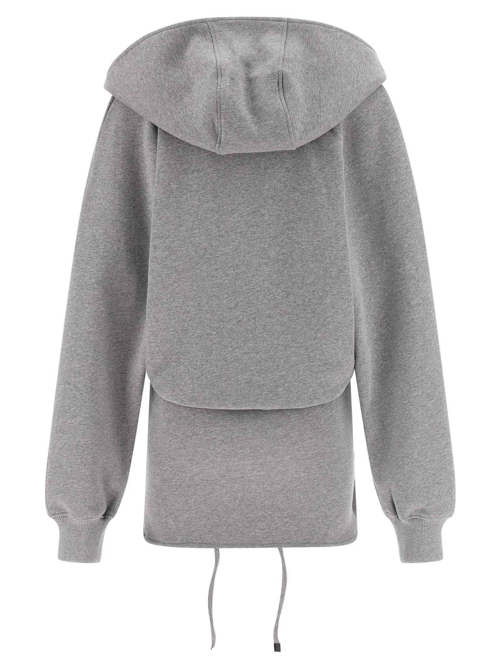 The Attico Gray Cotton Short Dress - IT40