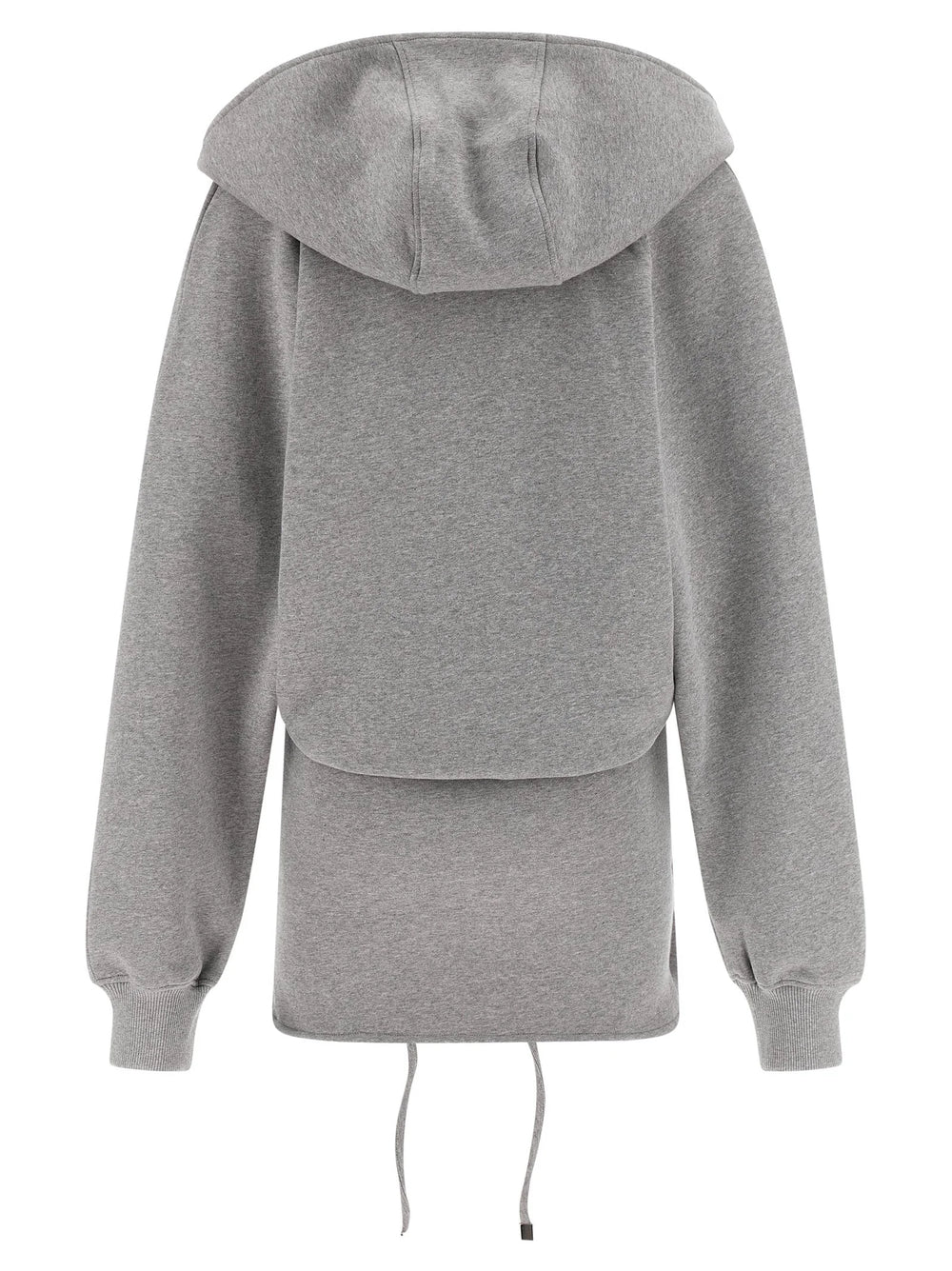 The Attico Gray Cotton Short Dress - IT40