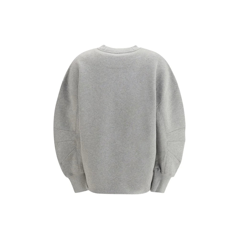 The Attico Gray Cotton Sweatshirt