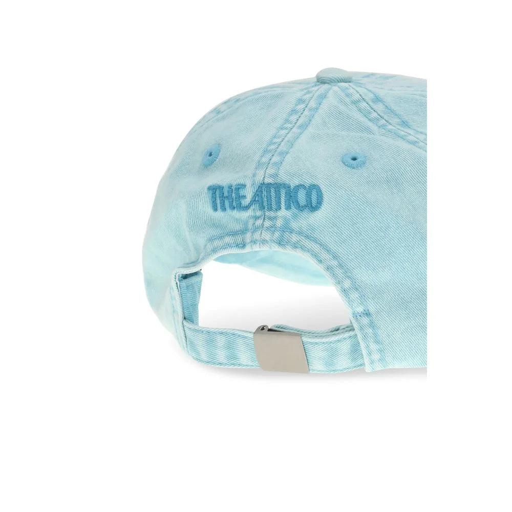 The Attico Light Blue Cotton Cap (Baseball Hat)