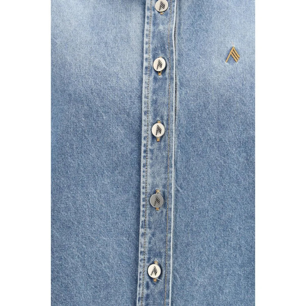 The Attico Light Blue Denim Shirt - Shirts