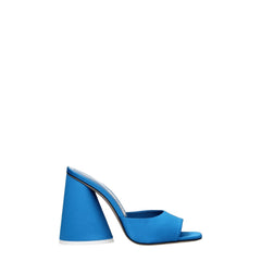 Plateformes en satin bleu clair The Attico