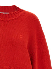 The Attico Multicolor Virgin Wool Cardigan